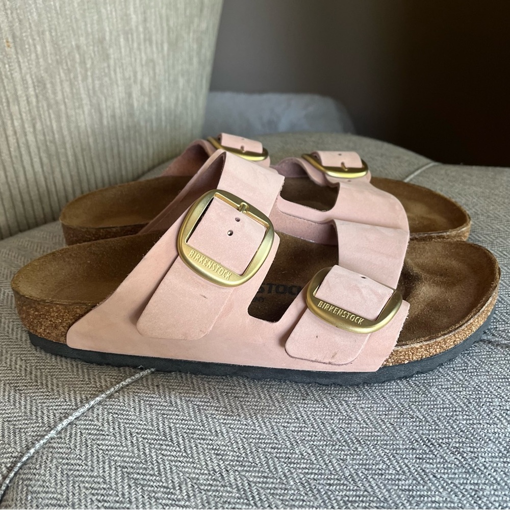 Birkenstock Arizona big buckle slide sandal